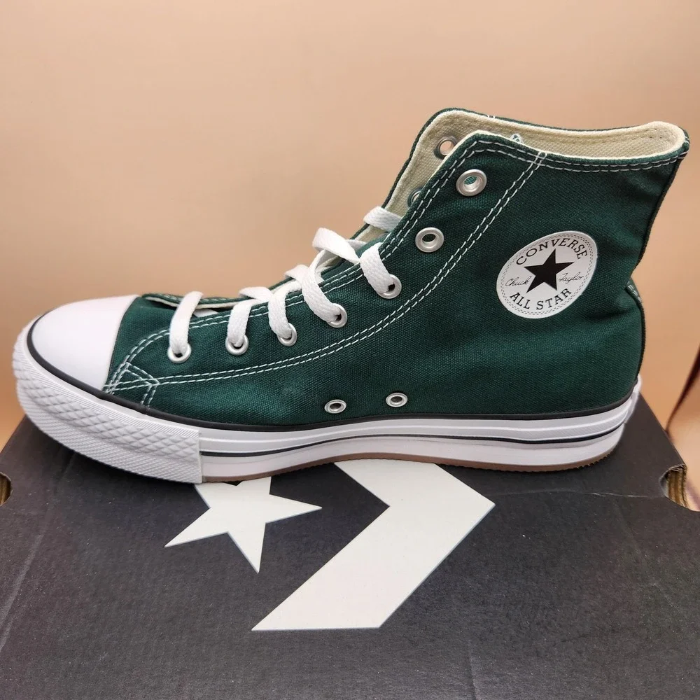 Converse CTAS EVA Lift Hi Shoes Youth Size 7 Green All Star Sneakers A09291F